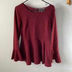 Anthropologie Sunday in Brooklyn Peplum Top - size M